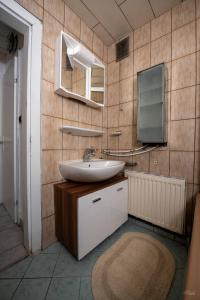 Kuchyň nebo kuchyňský kout v ubytování Idyllisches Landhaus + 42 fotografií