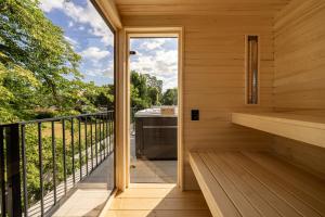 Balkón alebo terasa v ubytovaní Balaton Flow Residence