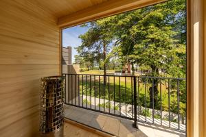 Balkón alebo terasa v ubytovaní Balaton Flow Residence
