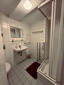 Phòng tắm tại Domplatz Suite