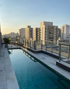 Swimmingpoolen hos eller tæt på Flat - Jardim Paulista - Próximo Metrô brigadeiro