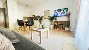 Telewizja i/lub zestaw kina domowego w obiekcie Apartament Słoneczny 10