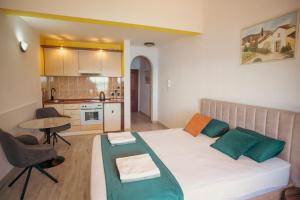 Kuchyň nebo kuchyňský kout v ubytování Apartments "Belle Vue"