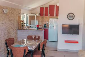 Kuchyň nebo kuchyňský kout v ubytování Apartments "Belle Vue"
