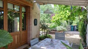Zahrada ubytování Gîte Sauge et Romarin