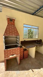 Dapur atau dapur kecil di Sítio Cantinho da Mata