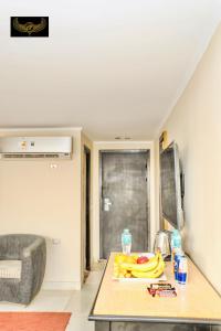 Ruang duduk di Giza Inn view