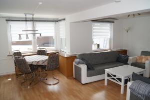 Posezení v ubytování Ferienwohnung Nitzschke