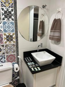 Et badeværelse på Apartamento Completo Rio Verde