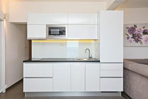 Kuchyňa alebo kuchynka v ubytovaní Apartment Zecevo Rtic 8366d