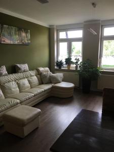 Χώρος καθιστικού στο Ferienwohnung Theo
