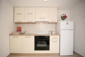 Kuchyň nebo kuchyňský kout v ubytování Holiday Home Miklica