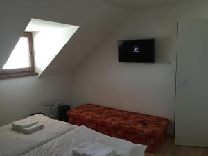 Televízia a/alebo spoločenská miestnosť v ubytovaní Ubytovanie Joli