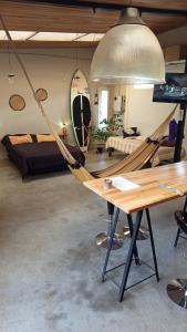 Χώρος καθιστικού στο El Loft de Vero en Acantilados