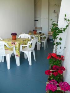 Um jardim em Appartamento Rosa