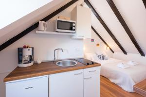 Kuchyň nebo kuchyňský kout v ubytování Agata House Hvar