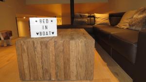 Area soggiorno di Bed in Boat