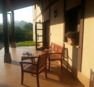 Zona de estar de Hotel Ibaigune