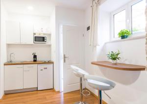 Kuchyň nebo kuchyňský kout v ubytování Agata House Hvar