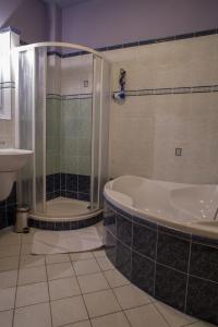 Koupelna v ubytování Hotel u Crlíků