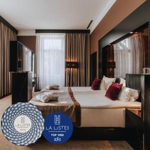Posteľ alebo postele v izbe v ubytovaní Platinum Palace Boutique Hotel & SPA