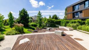Ogród w obiekcie Prestige Apartments Botanica