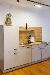 Dapur atau dapur kecil di Wildfang Apartments