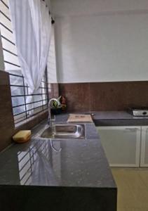 Kuchyň nebo kuchyňský kout v ubytování Rajinis-Place