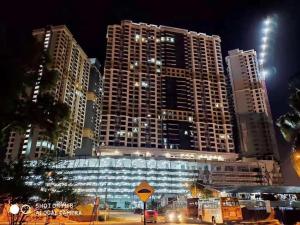 a large building in a city at night at ARC Austin hill 2BEDROOM 2BATHROOM HOST by Wendy in Johor Bahru
