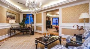 Χώρος καθιστικού στο Country Garden Phoenix Hotel Europe City Chuzhou