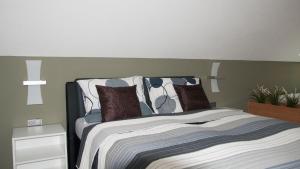 Postel nebo postele na pokoji v ubytování Apartmán U Bystřických
