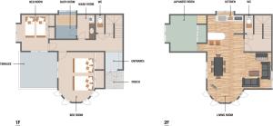 Κάτοψη του Suite Villa Izukogen Mikanno-Hanasaku-Shiroiie