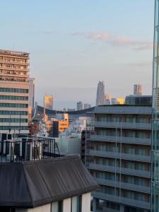 Nespecifikovaný výhled na destinaci Tokio nebo výhled na město při pohledu z penzionu