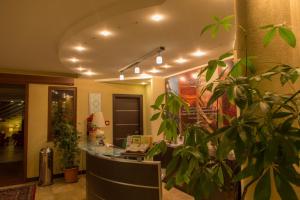 The lobby or reception area at Albergo della Posta