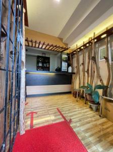 Posezení v ubytování RAINFOREST Budget Stay