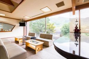 Area soggiorno di Yufuin Onsen Yufuin Nanairo no Kaze