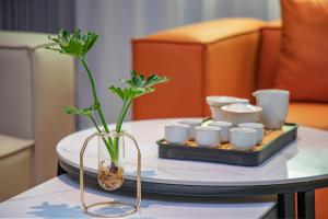 Posezení v ubytování Xiamen Minyi Hotel