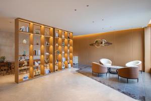 Posezení v ubytování Xiamen Minyi Hotel