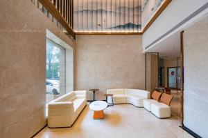 Posezení v ubytování Xiamen Minyi Hotel