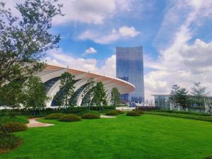 Κήπος έξω από το EVEN Hotel Guangzhou Baiyun Station by IHG - Free Shuttle Bus to Canton Fair Complex During Canton Fair Period