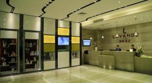 TV a/nebo společenská místnost v ubytování Lavande Hotels Suzhou Railway Station