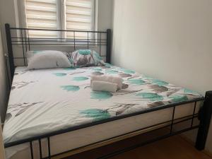 Postel nebo postele na pokoji v ubytování Apartmani Šabac
