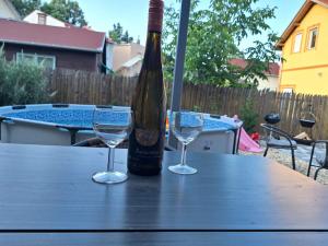 Patio nebo venkovní prostory v ubytování Nikolett apartman