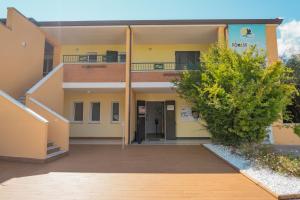 Budova, kde se aparthotel nachází