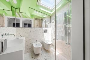 Koupelna v ubytování Hotel Milu Milano