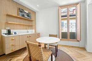 Kuchyň nebo kuchyňský kout v ubytování Hotel Milu Milano