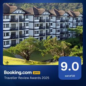 a picture of a apartment building with the words traveller review awards at Greenhill Resort Cameron Highland in Tanah Rata