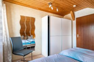 Postel nebo postele na pokoji v ubytování Ferienwohnung Petrik