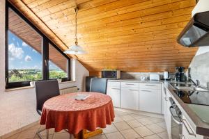 Kuchyň nebo kuchyňský kout v ubytování Ferienwohnung Petrik