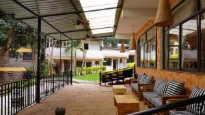 Balkón nebo terasa v ubytování ZZZ hostel Nairobi